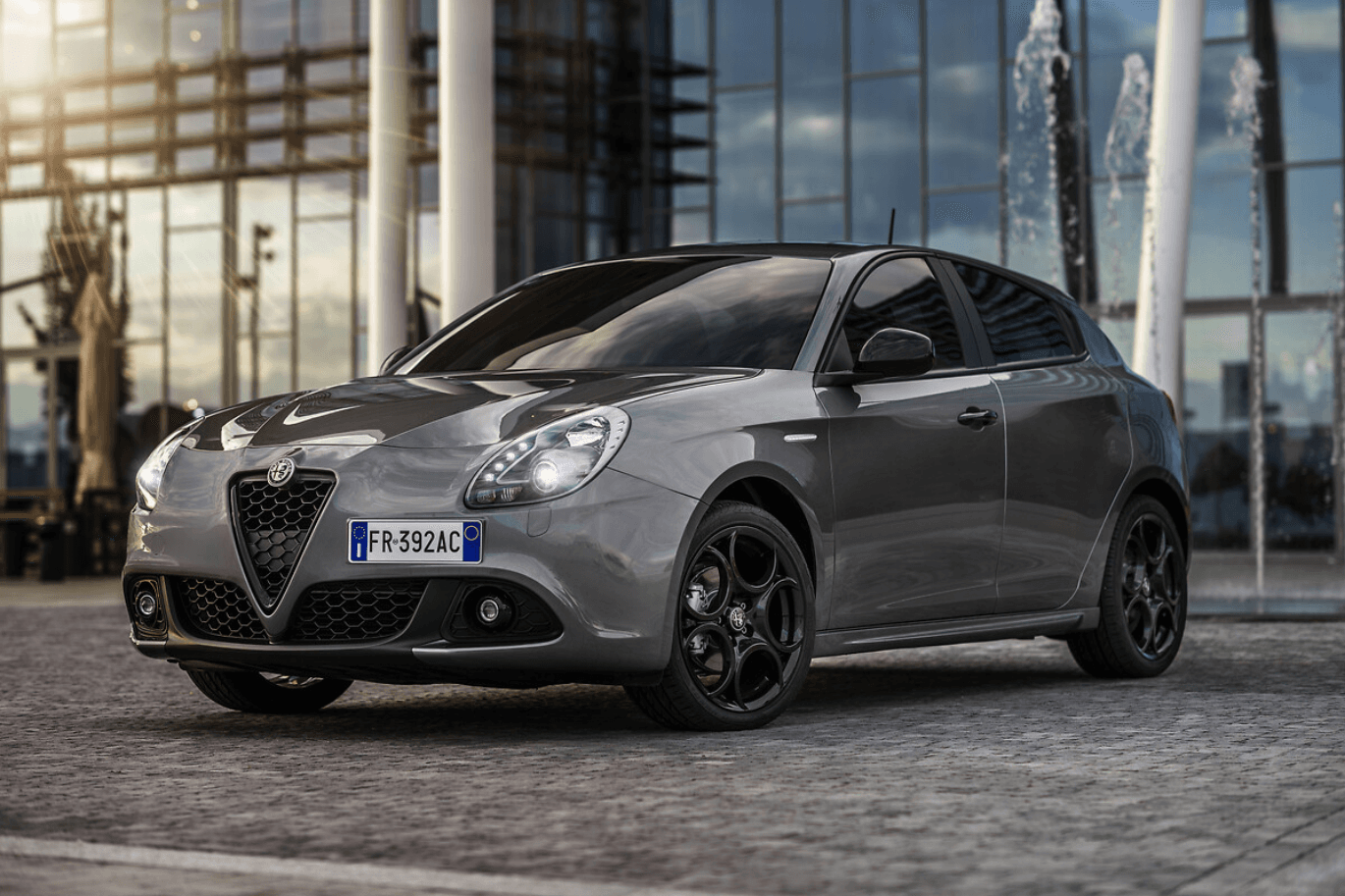 Alfa Romeo Giulietta used car UK — front three-quarter view