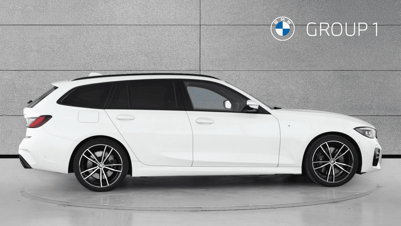 BMW 3 Series Touring 320d diesel estate side view