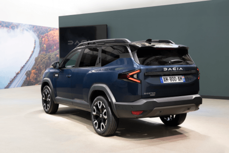 Dacia Bigster SUV rear three-quarter view