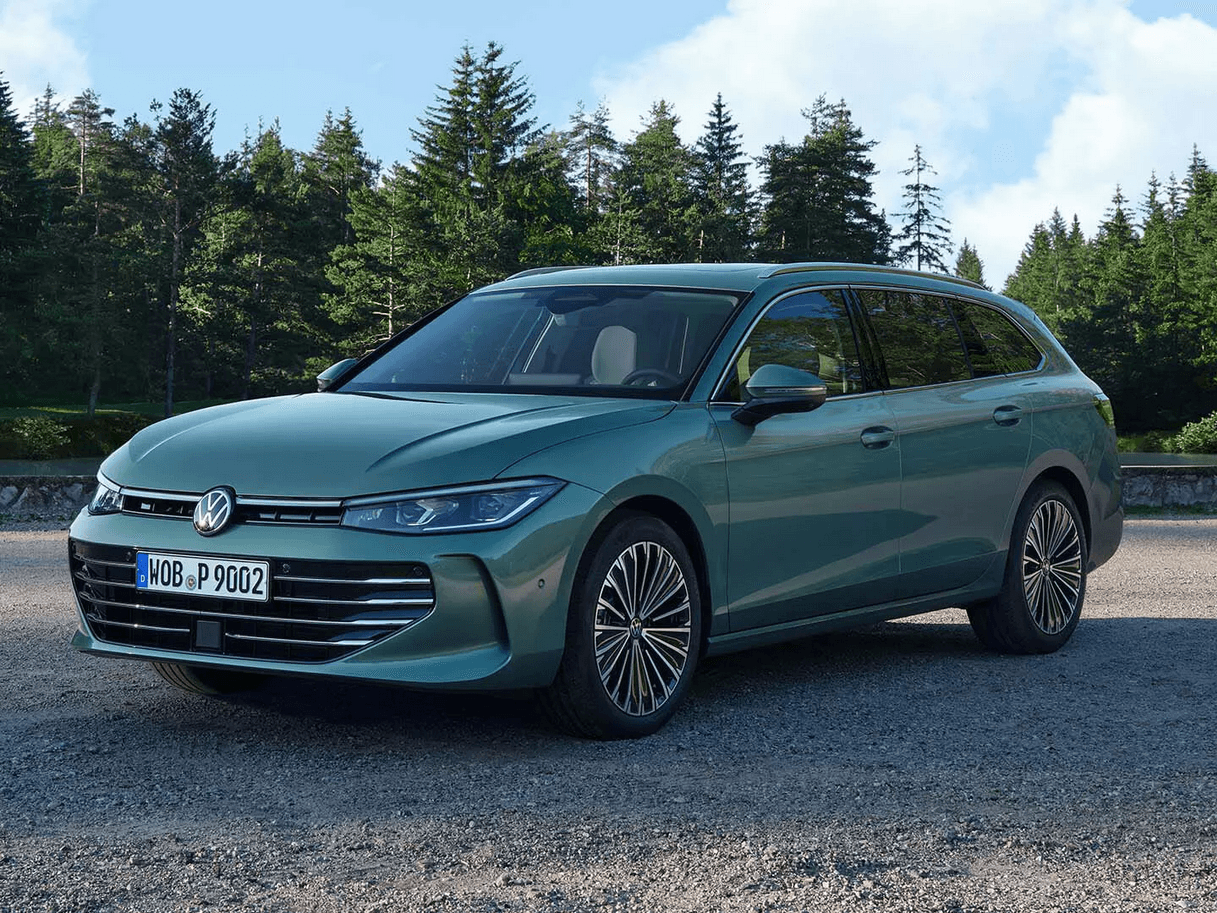 Volkswagen Passat Estate diesel parked, a practical diesel estate for high mileage